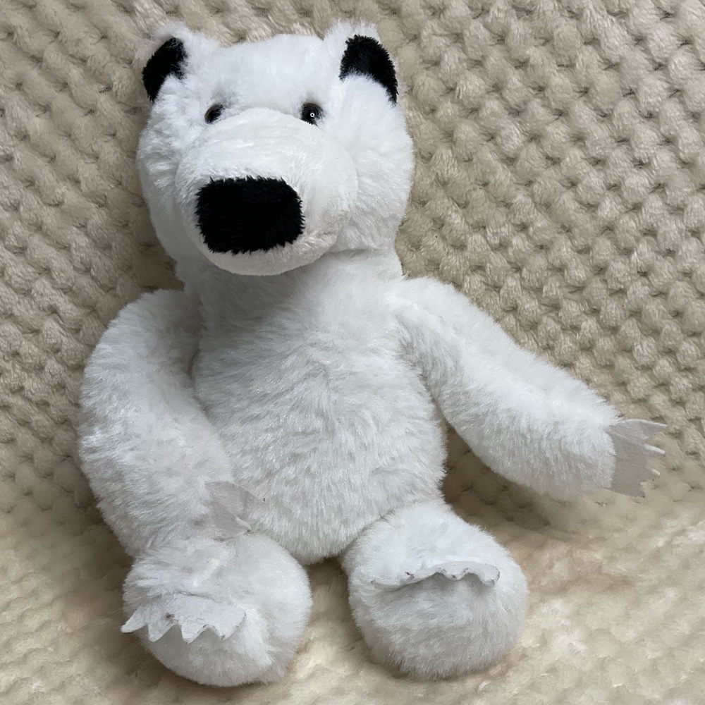 Little Blue House Plush White Polar Bear Stuffed Animal Toy